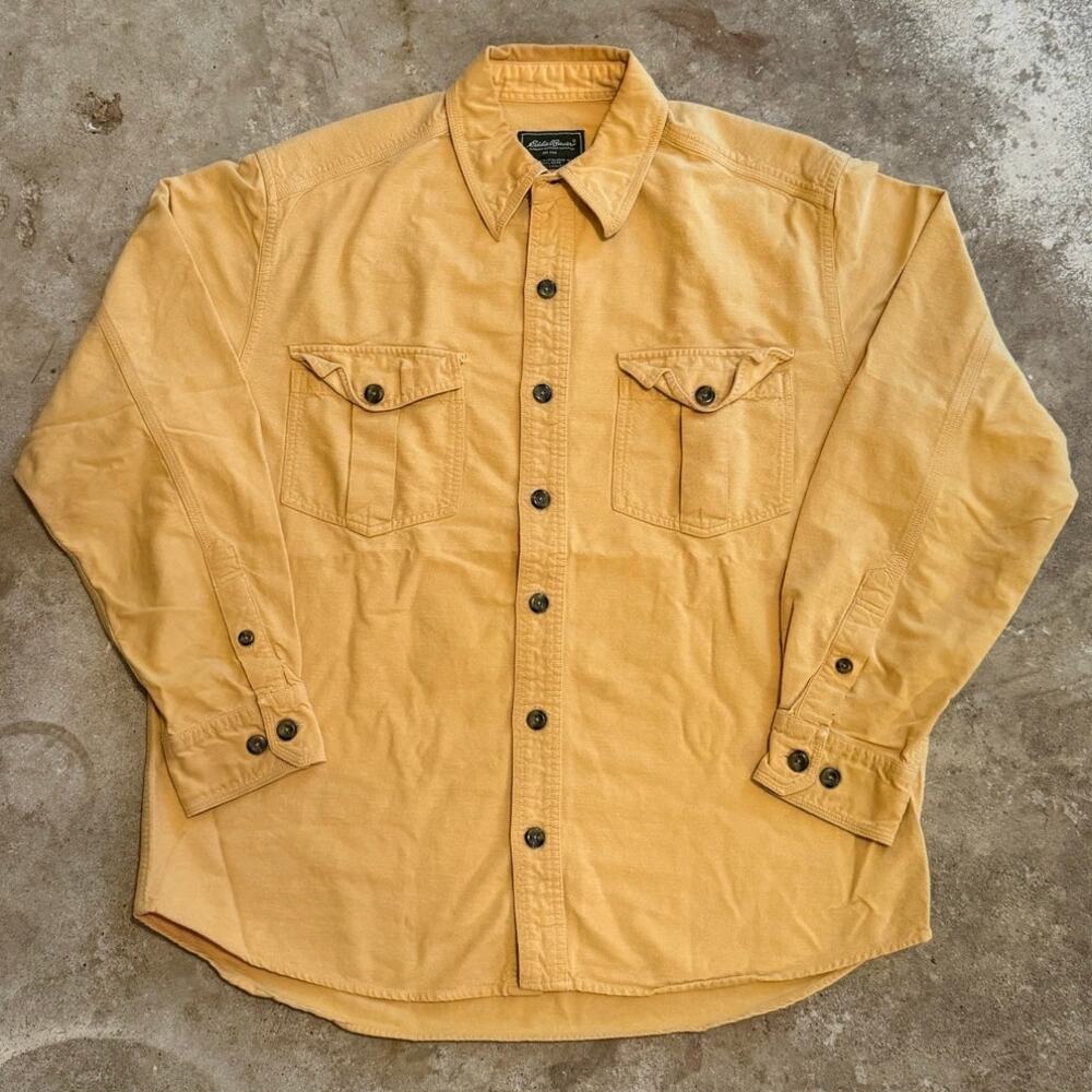 Eddie Bauer Casual Button Down Dress Shirt sz: Medium EXCELLENT CONDITION